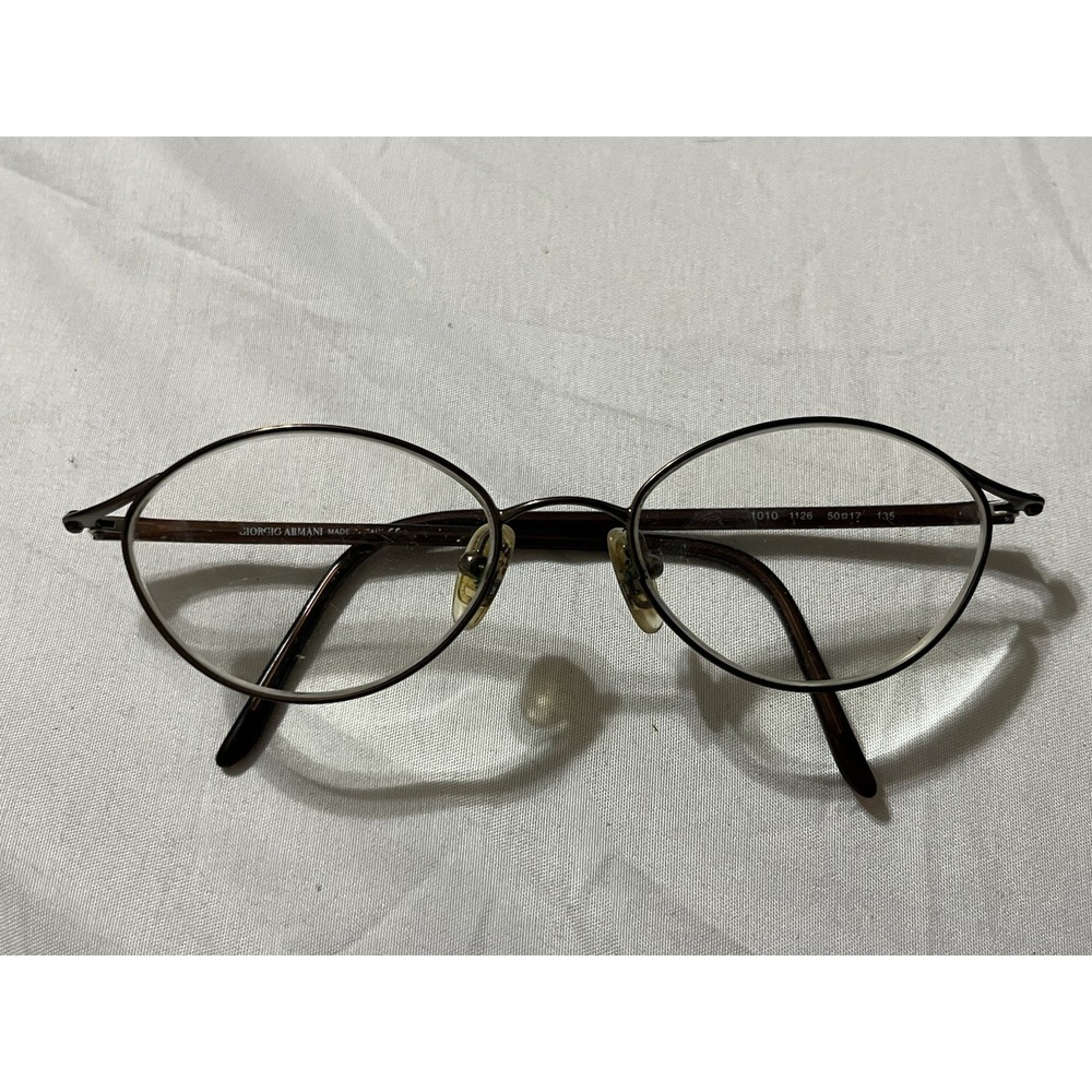 Giorgio Armani 1010 1126  Full Rim, Oval 50-17-135 Made In Italy